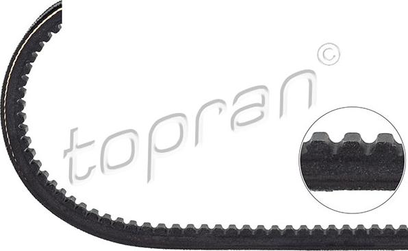 Topran 101 504 - Клиновой ремень (поперечные рёбра) www.avaruosad.ee