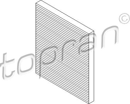 Topran 303 997 - Filter, interior air www.avaruosad.ee