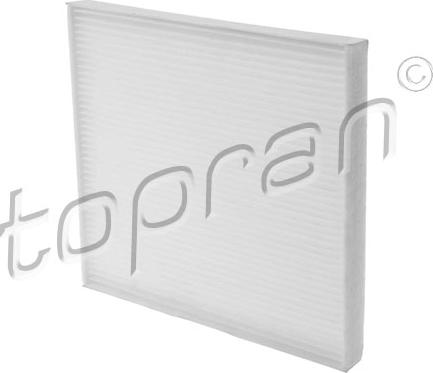 Topran 207 624 - Filter, interior air www.avaruosad.ee