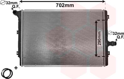 TQ TQ-58002208 - Radiaator,mootorijahutus www.avaruosad.ee