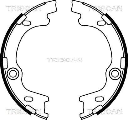 Triscan 8100 43021 - Bremžu komplekts, trumuļa bremzes www.avaruosad.ee