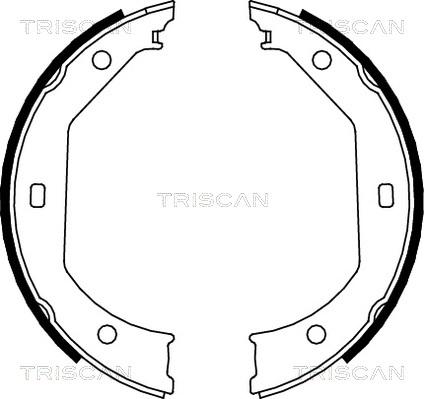 Triscan 8100 11638 - Brake Set, drum brakes www.avaruosad.ee