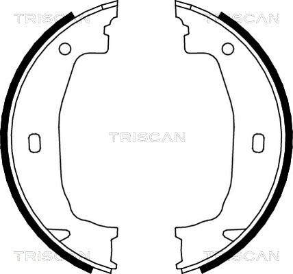 Triscan 8100 11011 - Brake Set, drum brakes www.avaruosad.ee