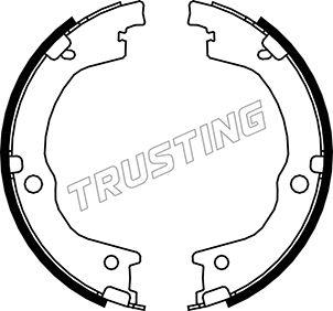 Trusting 049.165 - Brake Shoe Set, parking brake www.avaruosad.ee