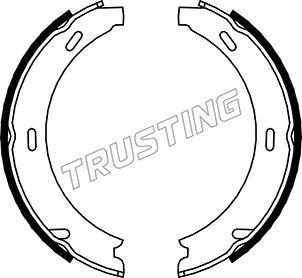 Trusting 052.117 - Brake Shoe Set, parking brake www.avaruosad.ee