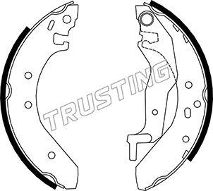 Trusting 007.017 - Brake Set, drum brakes www.avaruosad.ee