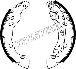 Trusting 088.234 - Brake Set, drum brakes www.avaruosad.ee