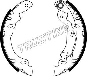 Trusting 034.114 - Brake Set, drum brakes www.avaruosad.ee