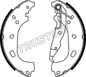 Trusting 073.177 - Brake Set, drum brakes www.avaruosad.ee