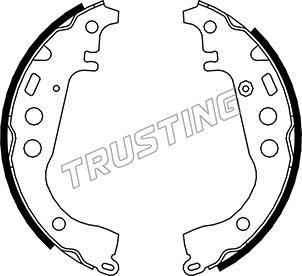 Trusting 115.301 - Brake Set, drum brakes www.avaruosad.ee