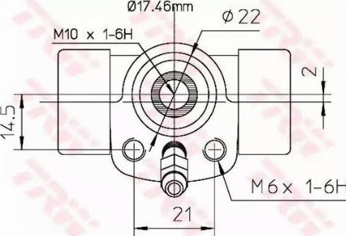 TRW BWC107 - Wheel Brake Cylinder www.avaruosad.ee