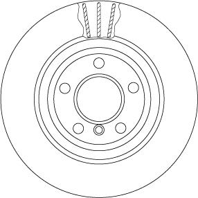 TRW DF6617S - Disque de frein www.avaruosad.ee