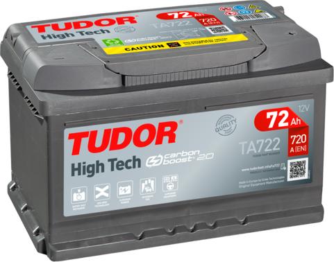 Tudor TA722 - Стартерная аккумуляторная батарея, АКБ www.avaruosad.ee