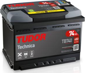 Tudor TB740 - Стартерная аккумуляторная батарея, АКБ www.avaruosad.ee