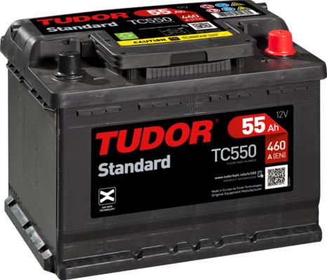 Tudor TC550 - Стартерная аккумуляторная батарея, АКБ www.avaruosad.ee