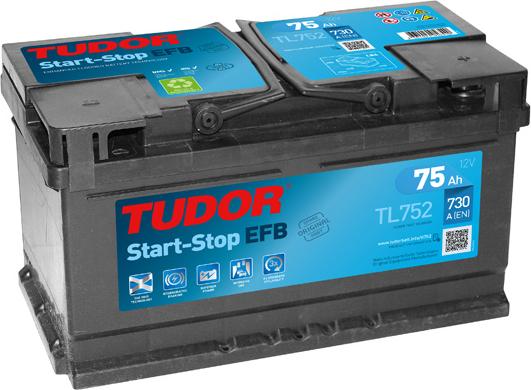 Tudor TL752 - Стартерная аккумуляторная батарея, АКБ www.avaruosad.ee