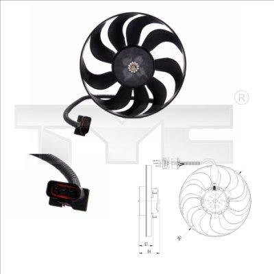 TYC 837-0001 - Fan, radiator www.avaruosad.ee