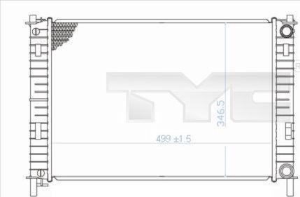 TYC 710-0029 - Radiaator,mootorijahutus www.avaruosad.ee