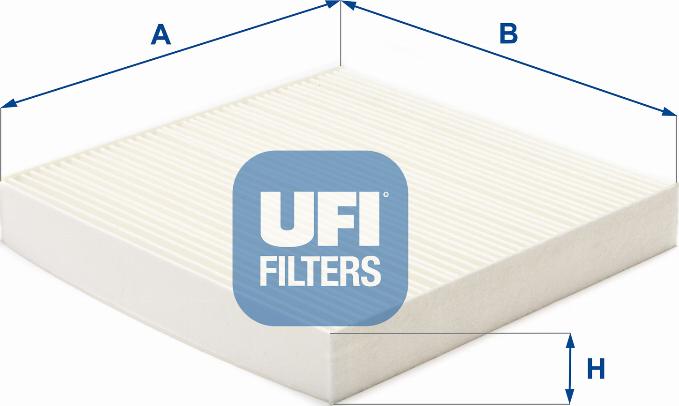 UFI 53.232.00 - Filter, interior air www.avaruosad.ee