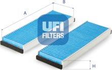 UFI 34.283.00 - Filter, interior air www.avaruosad.ee