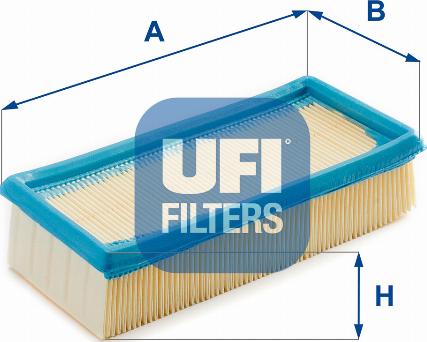 UFI 30.836.00 - Filtre à air www.avaruosad.ee