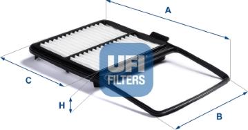 UFI 30.A97.00 - Filtre à air www.avaruosad.ee