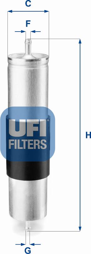 UFI 31.839.00 - Filtre à carburant www.avaruosad.ee