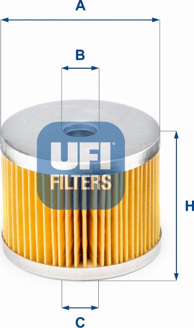 UFI 26.652.00 - Fuel filter www.avaruosad.ee