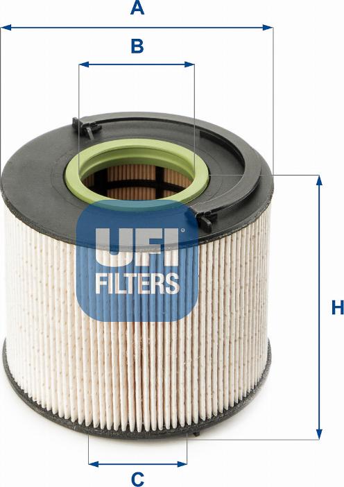UFI 26.015.00 - Filtre à carburant www.avaruosad.ee