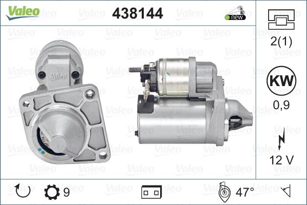 Valeo 438144 - Starter www.avaruosad.ee