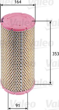 Valeo 585624 - Air Filter www.avaruosad.ee