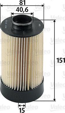 Valeo 587935 - Fuel filter www.avaruosad.ee