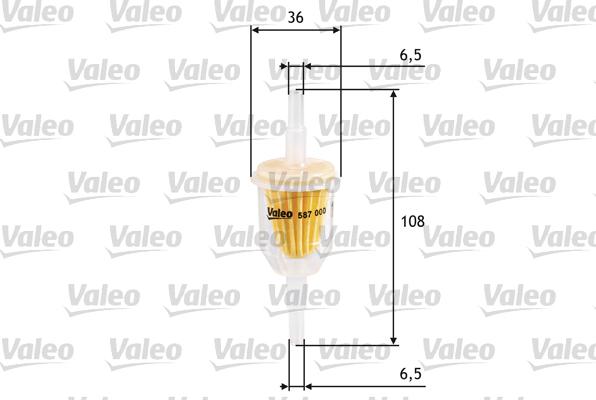 Valeo 587000 - Fuel filter www.avaruosad.ee