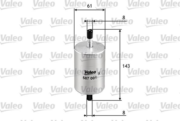 Valeo 587001 - Oil Filter www.avaruosad.ee
