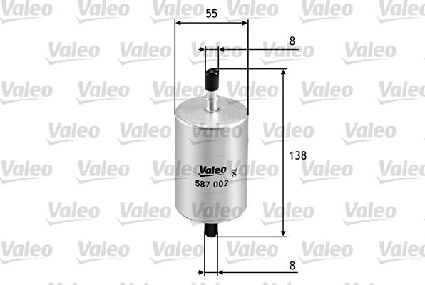 Valeo 587002 - Oil Filter www.avaruosad.ee