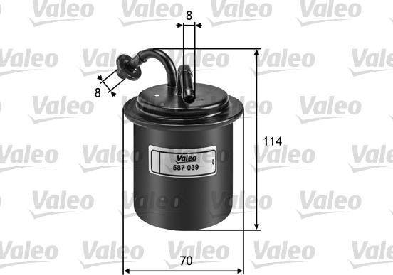Valeo 587039 - Fuel filter www.avaruosad.ee