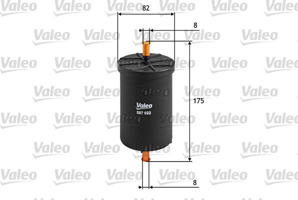 Valeo 587022 - Fuel filter www.avaruosad.ee