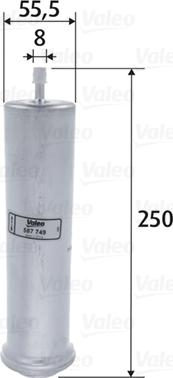 Valeo 587749 - Fuel filter www.avaruosad.ee