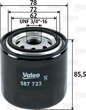 Valeo 587723 - Fuel filter www.avaruosad.ee