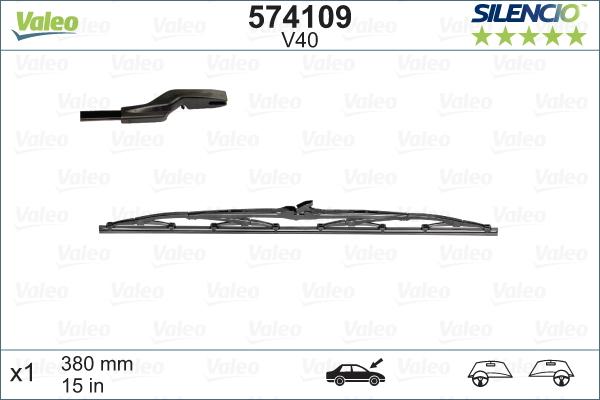 Valeo 574109 - Wiper Blade www.avaruosad.ee