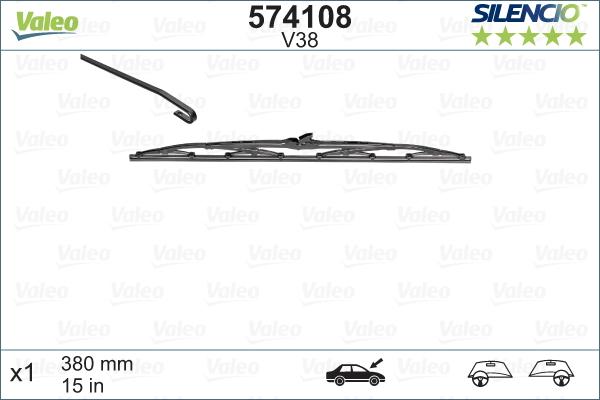 Valeo 574108 - Wiper Blade www.avaruosad.ee