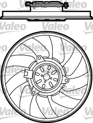 Valeo 696026 - Fan, radiator www.avaruosad.ee