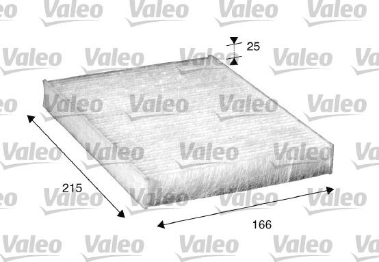 Valeo 698867 - Filter, kupéventilation www.avaruosad.ee