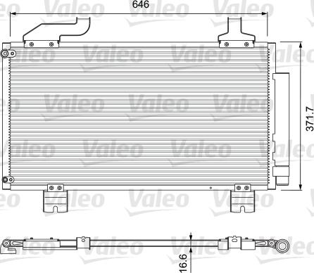 Valeo 814417 - Condenser, air conditioning www.avaruosad.ee