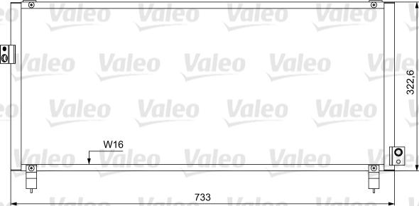 Valeo 814052 - Конденсатор, кондиционер www.avaruosad.ee