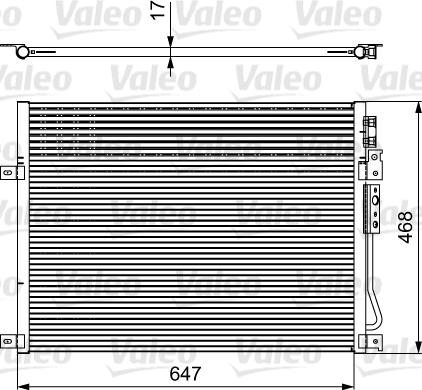 Valeo 814086 - Kondensor, klimatanläggning www.avaruosad.ee