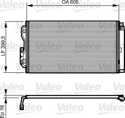 Valeo 814191 - Condenser, air conditioning www.avaruosad.ee