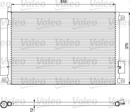 Valeo 814155 - Lauhdutin, ilmastointilaite www.avaruosad.ee