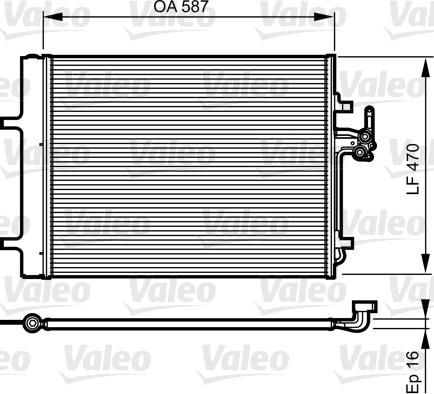 Valeo 814184 - Condenser, air conditioning www.avaruosad.ee