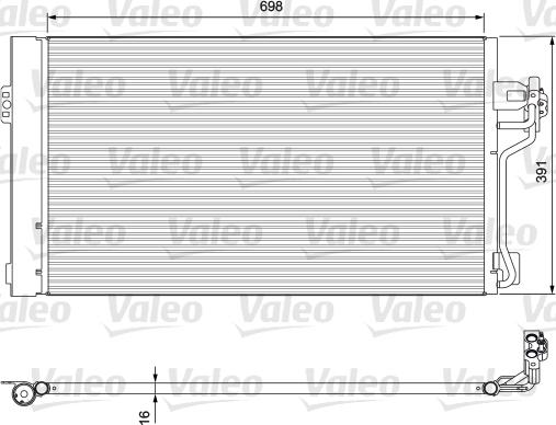 Valeo 814391 - Condenser, air conditioning www.avaruosad.ee